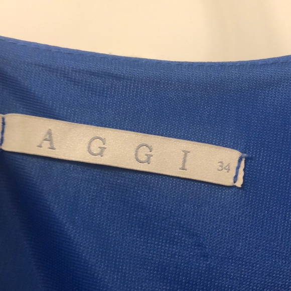 Fully lined AGGI dress in blue - Picture 4 of 4